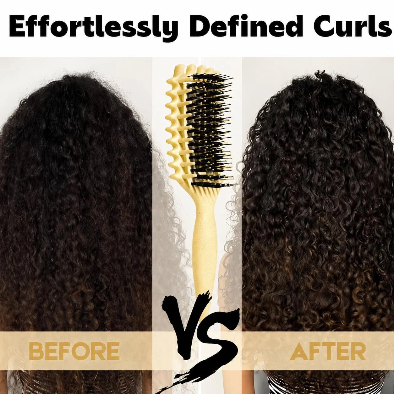Curly Hair Brush Candybrush Curl Defining Brush for Detangling Shaping and Defining Curls for Women, Men, Wet & Dry Hair (Green Pink)