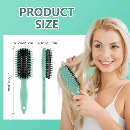 Curl Defining Brush, Curly Hair Brush, Slick Back Hair Brush, For Combing and Shaping Curls in All Hairstyles to Reduce Pulling (Pink)