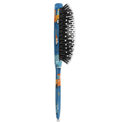 Personalized Cute Car Detangler-Hair-Brush for Kids Boys,Glides Through Tangles Comb,Custom Name Hair Brushes for All Hair Types Wet/Dry/Curly/Thick Hair,White 2