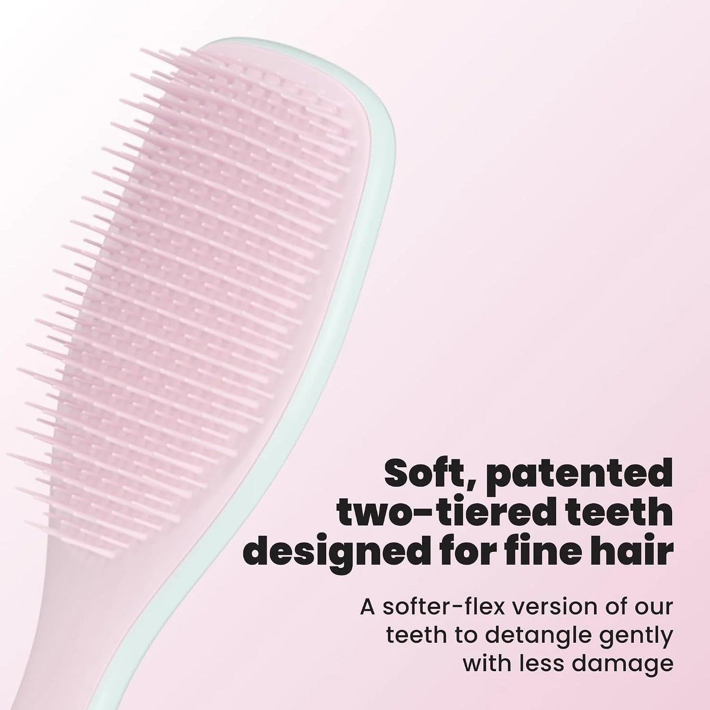 Tangle Teezer Fine Ultimate Detangler Brush for Fine Hair, Runway Pink