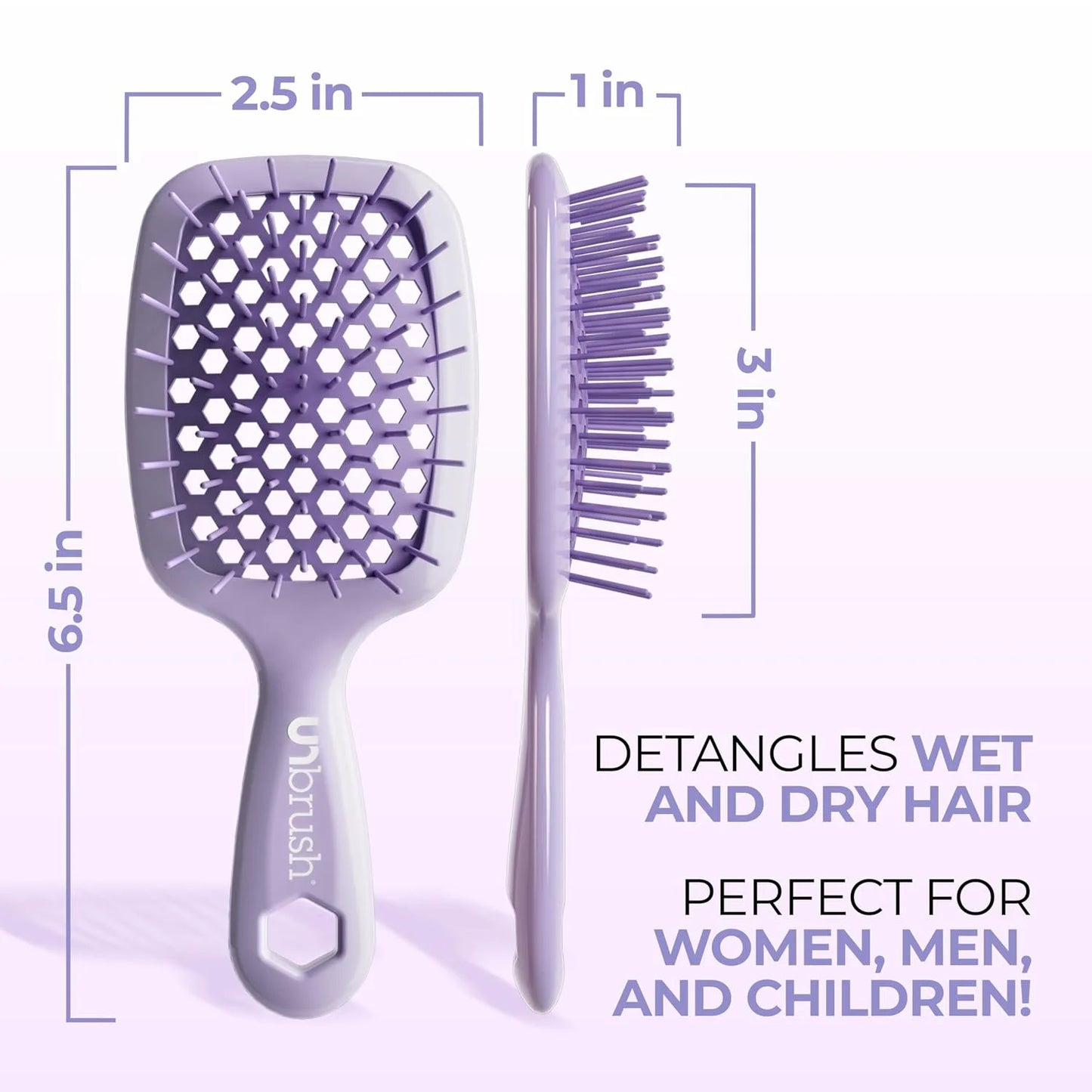 FHI Heat UNbrush Mini Detangling Brush for Wet & Dry Hair