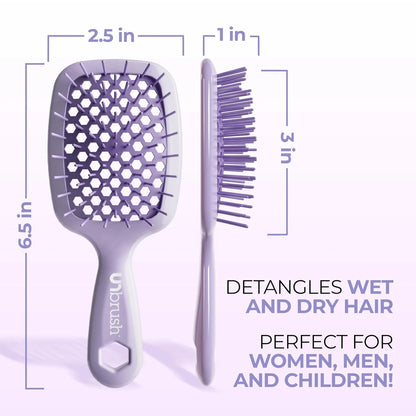 FHI Heat UNbrush Mini Detangling Brush for Wet & Dry Hair