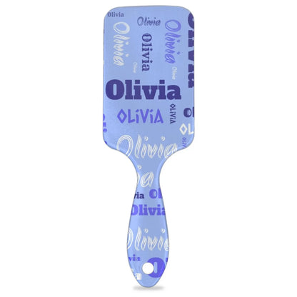 Personalized Name Hair Brush Detangler Brush Gifts for Women Man Custom Detangler-Hair-Brush Kids-Toddler-Girls for Travel All Hair Types
