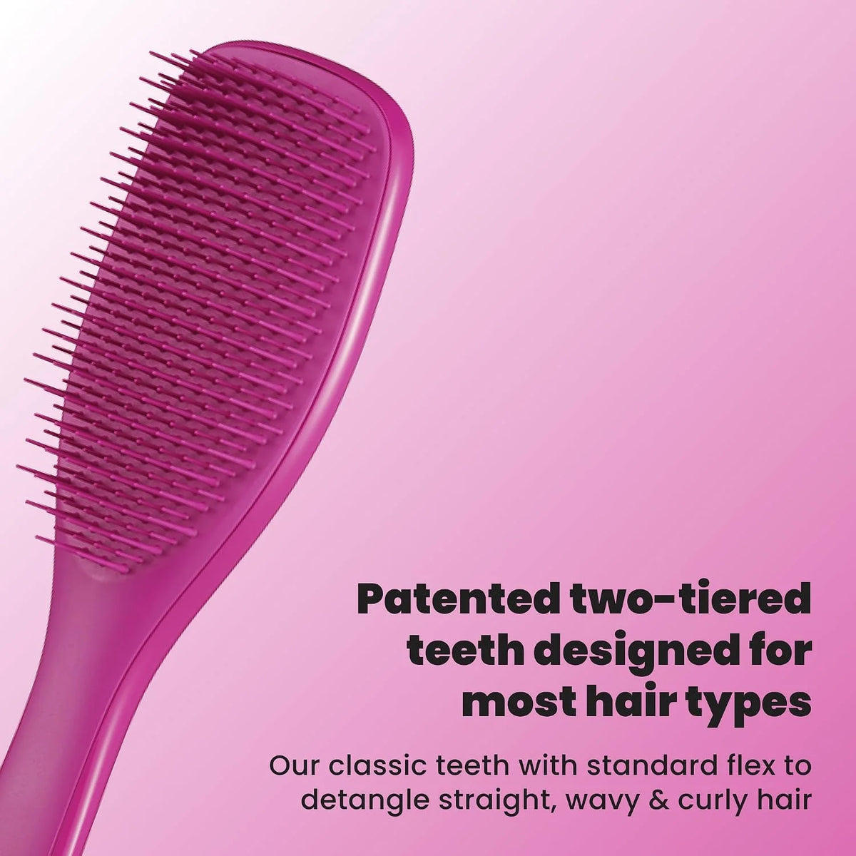 Tangle Teezer Ultimate Detangler Brush, Straight to Wavy, Cappuccino