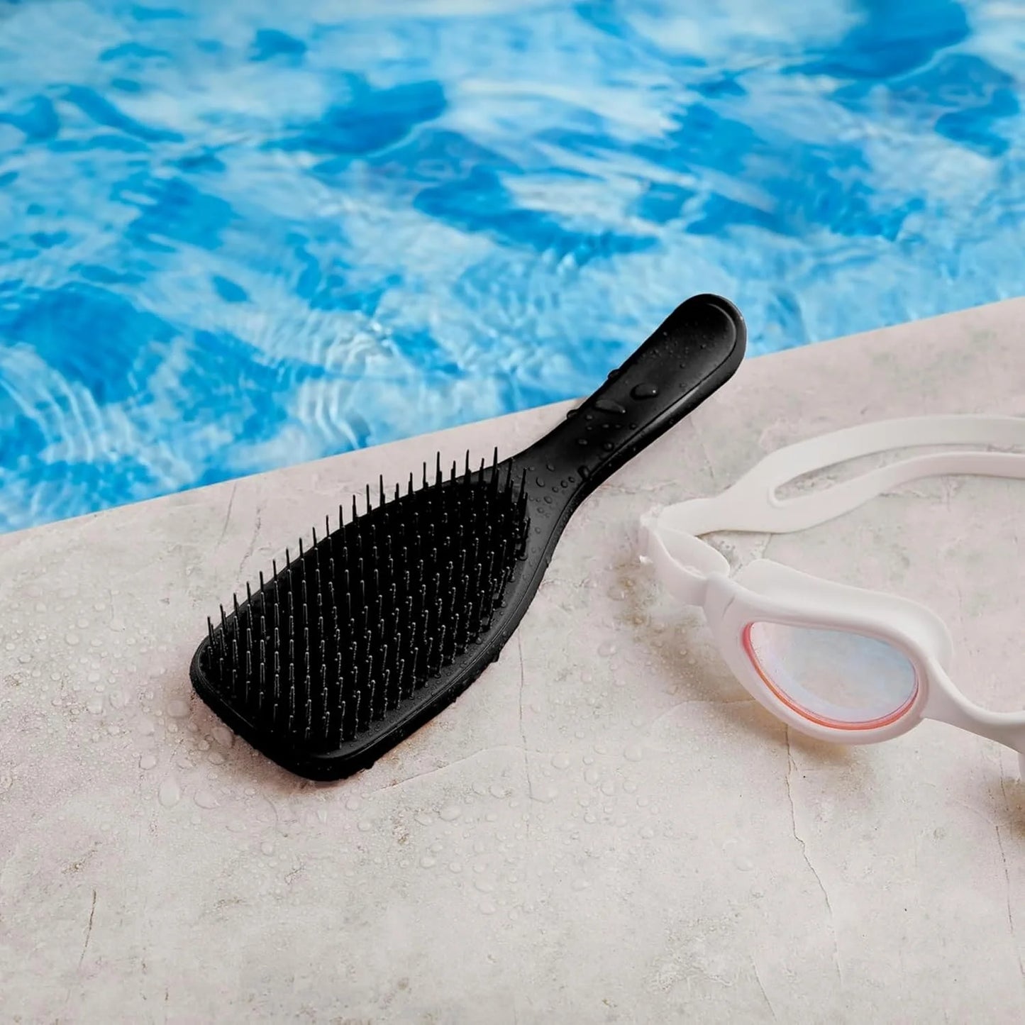 TANGLE TEEZER The Wet Detangler, Liquorice Black, All Hair types, unisex-adult