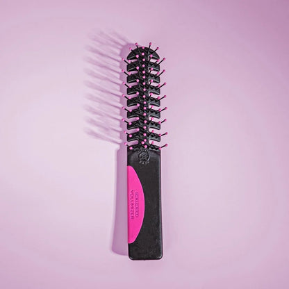 Cricket Static Free Volumizer Hair Brush - Styling, and Detangling All Hair Types, Long, Short, Thick, Thin, Curly, Straight, and Wavy, Happy Hair (Sky Blue)