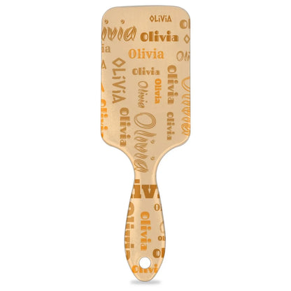 Personalized Name Hair Brush Detangler Brush Gifts for Women Man Custom Detangler-Hair-Brush Kids-Toddler-Girls for Travel All Hair Types