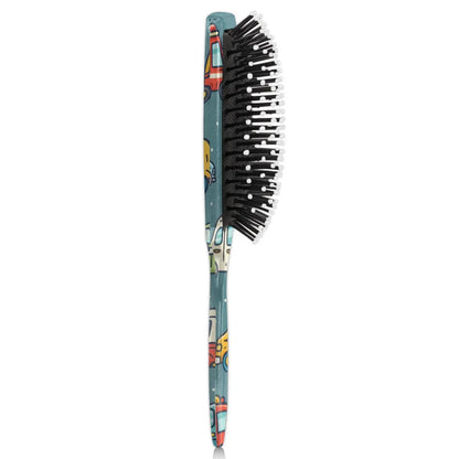 Personalized Cool-Rocket Detangler-Hair-Brush for Kids-Boys,Glides Through Tangles Comb,Custom Name Hair Brushes for All Hair Types Wet/Dry/Curly/Thick Hair,Dark Blue