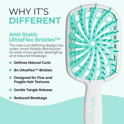 FHI Heat UNbrush Plus Ultra-Light Detangling Brush for Fine & Fragile Hair