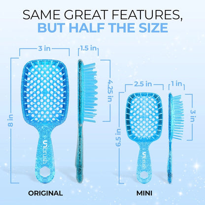 FHI Heat UNbrush Mini Detangling Brush for Wet & Dry Hair
