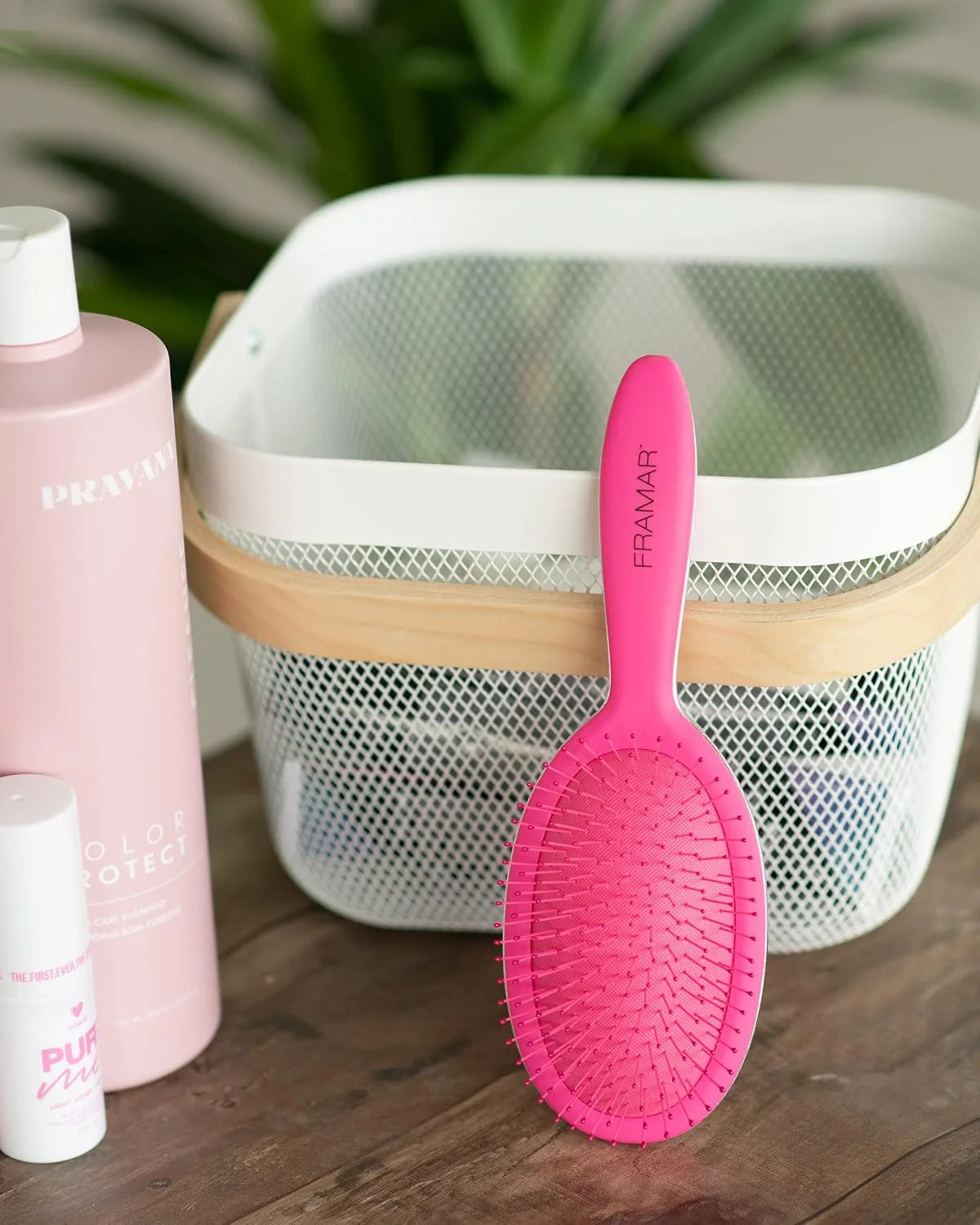 FRAMAR Wet Hair Brush Detangler, Detangling Hairbrush For Women – Giraffe