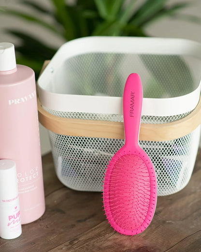 FRAMAR Wet Hair Brush Detangler, Detangling Hairbrush For Women – Giraffe