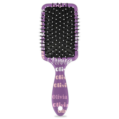 Personalized Name Hair Brush Detangler Brush Gifts for Women Man Custom Detangler-Hair-Brush Kids-Toddler-Girls for Travel All Hair Types