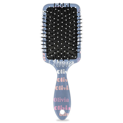 Personalized Name Hair Brush Detangler Brush Gifts for Women Man Custom Detangler-Hair-Brush Kids-Toddler-Girls for Travel All Hair Types