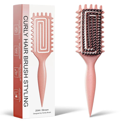 Curly Hair Brush, Curl Brush For Wet & Dry Hair,Curl Defining For Women&Men