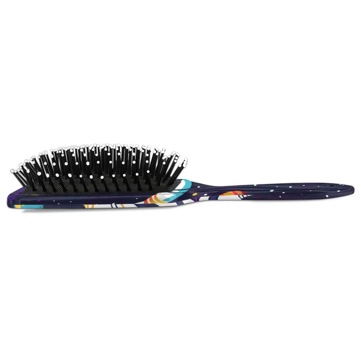 Personalized Cool-Rocket Detangler-Hair-Brush for Kids-Boys,Glides Through Tangles Comb,Custom Name Hair Brushes for All Hair Types Wet/Dry/Curly/Thick Hair,Dark Blue