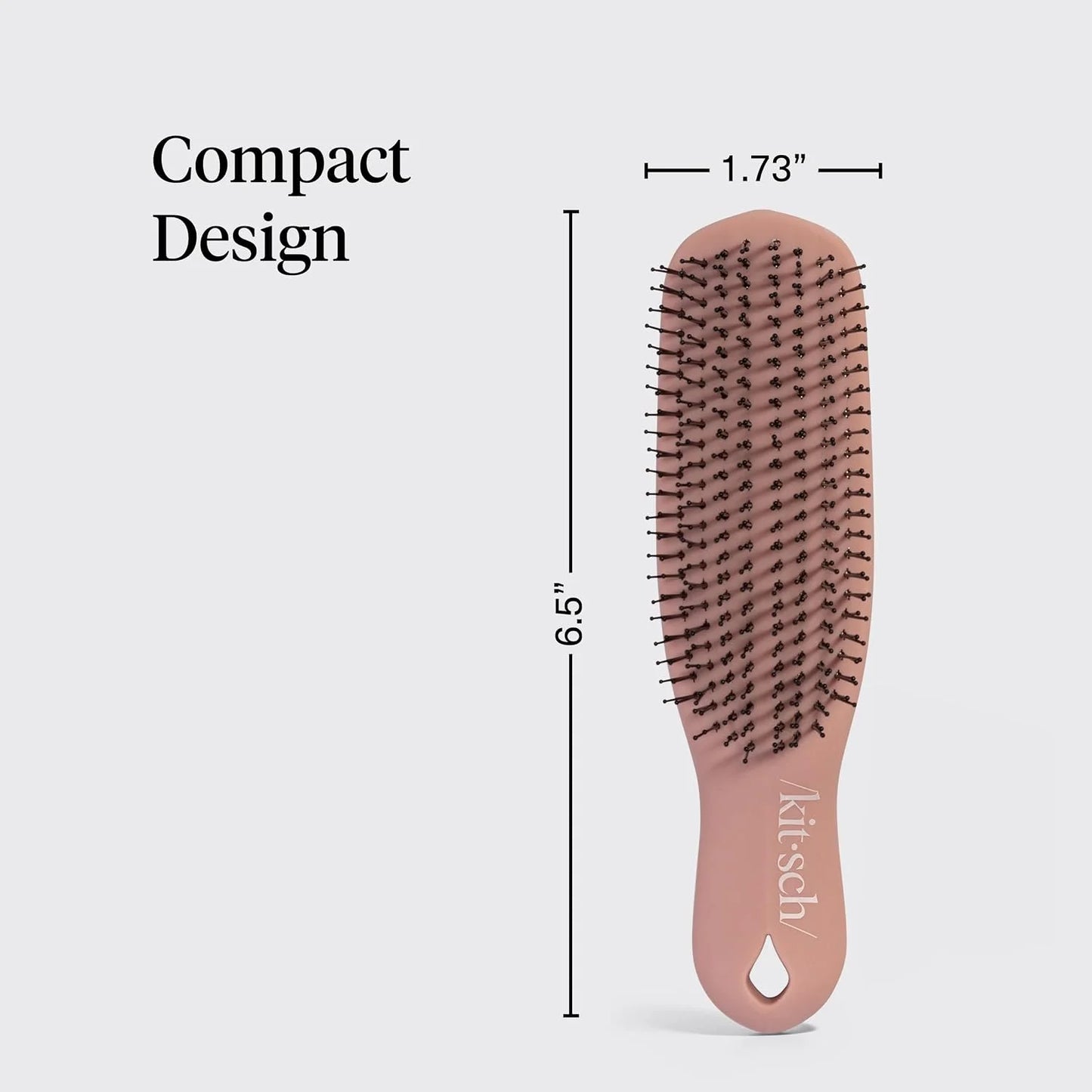Kitsch Scalp Renewal Brush - Hairbrush Scalp Massager - Soft Violet