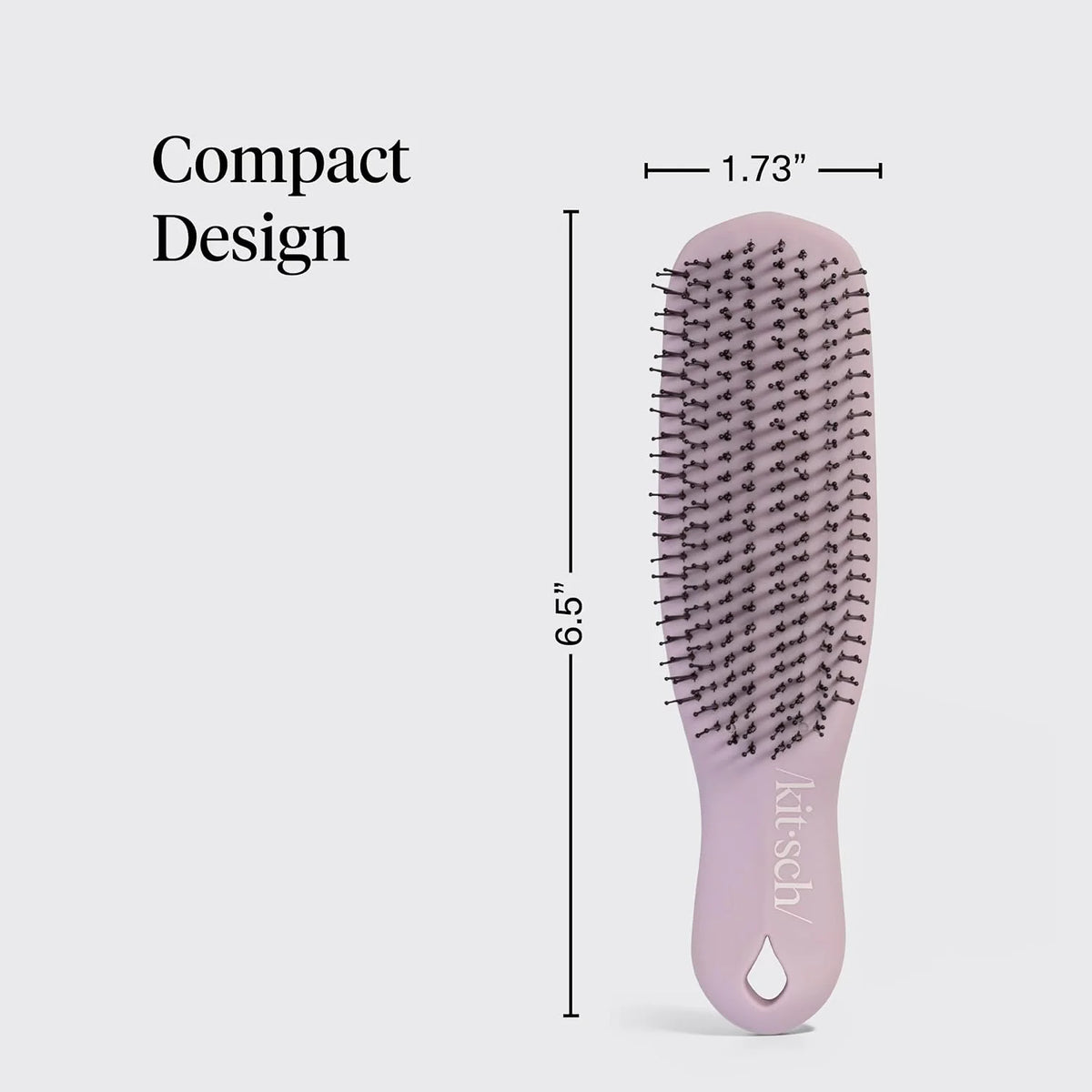 Kitsch Scalp Renewal Brush - Hairbrush Scalp Massager - Soft Violet