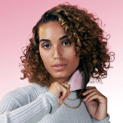 Tangle Teezer Ultimate Detangler Brush for Wet & Dry Hair, Eliminates Knots & Reduces Breakage for Straight to Wavy Hair Types, Rosebud Pink
