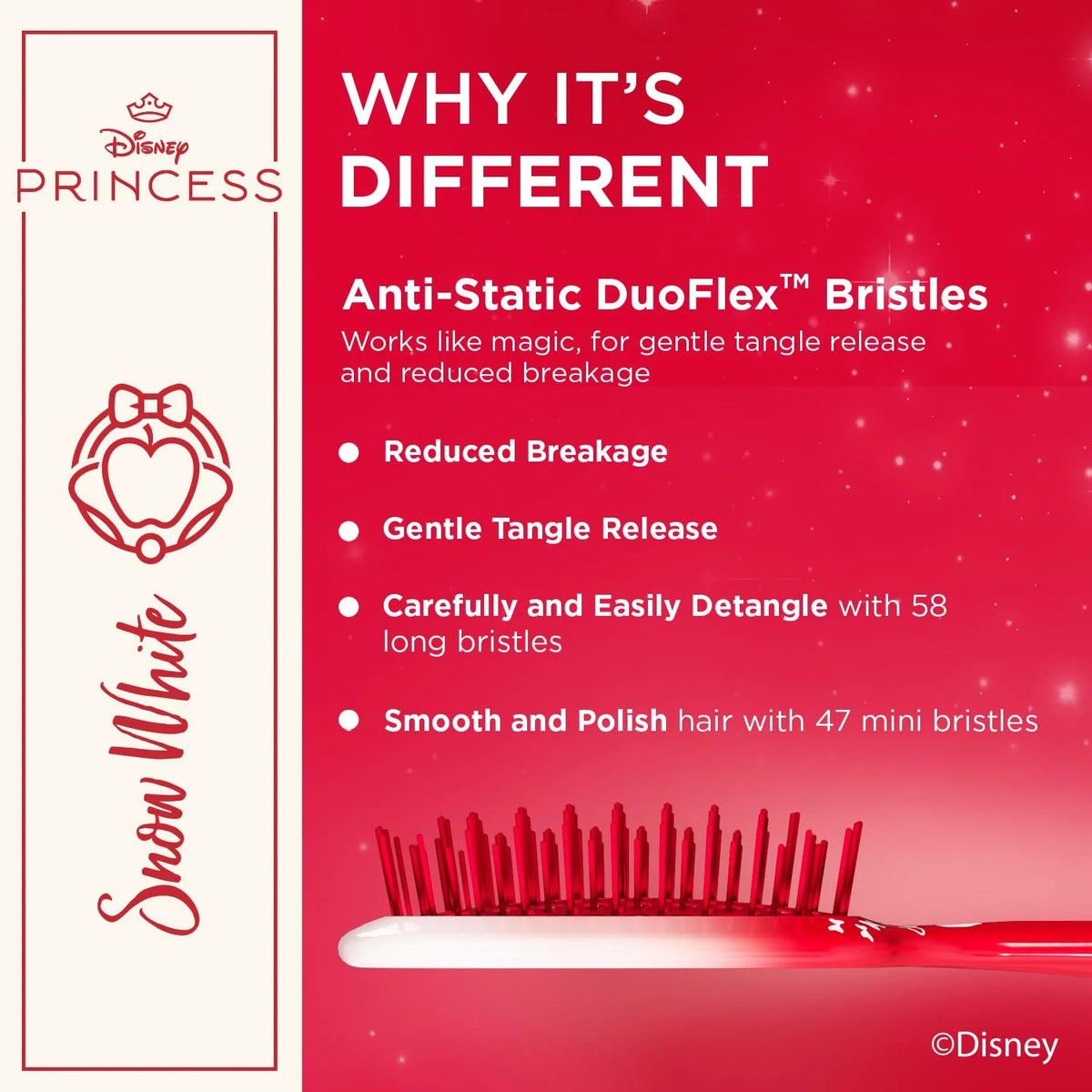 FHI Heat UNbrush Detangling Hairbrush - Disney Princess