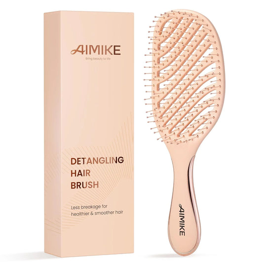 AIMIKE Vented Hair Brush for Fine Thin Hair, Gentle Detangler for Women