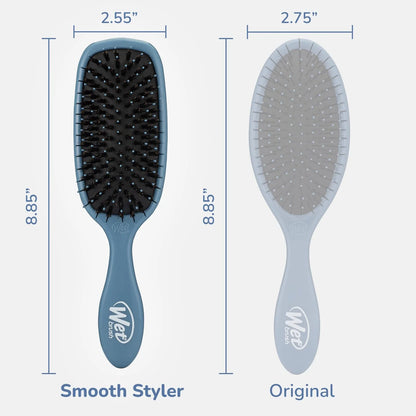 Wet Brush Shine Enhancer Hair Brush, Pink - Exclusive Ultra-soft IntelliFlex Bristles - Natural Boar Bristles Leave Hair Shiny And Smooth For All - For Women, Men, Wet And Dry Hair