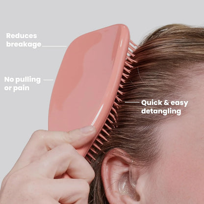 Tangle Teezer Fine Ultimate Detangler Brush for Fine Hair, Runway Pink