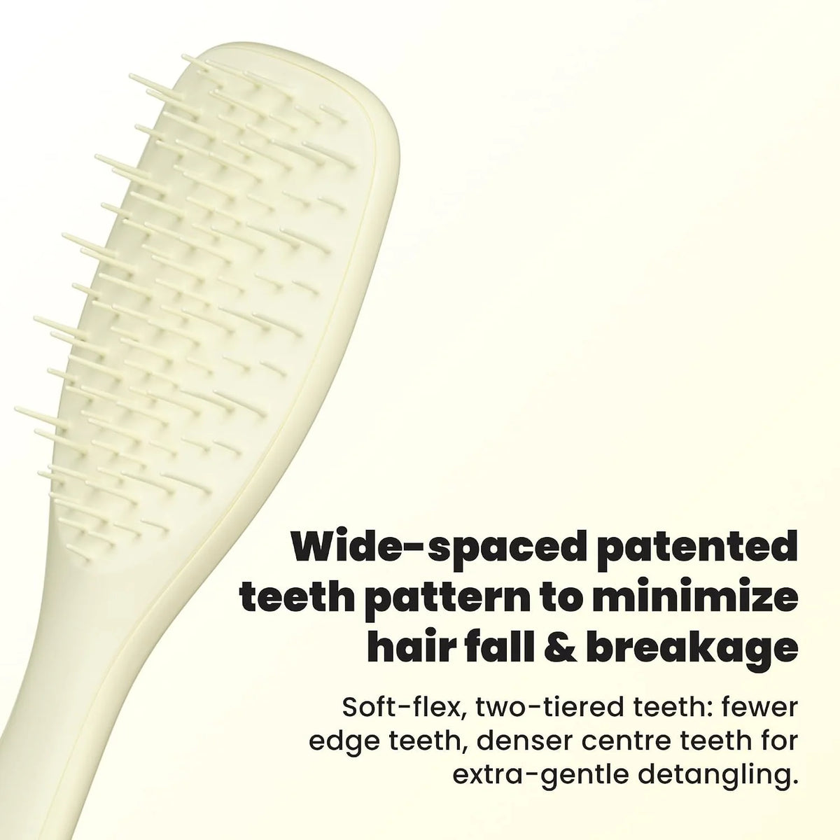 Tangle Teezer Extra Gentle Detangler Brush, Fragile Hair, Chamomile Yellow