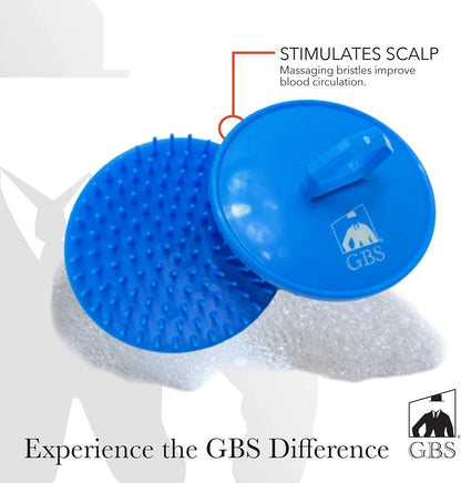 G.B.S Stylish Easy to Hold Hair Scalp Shampoo Brush Scrubber, Blue