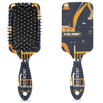 Personalized Cool-Rocket Detangler-Hair-Brush for Kids-Boys,Glides Through Tangles Comb,Custom Name Hair Brushes for All Hair Types Wet/Dry/Curly/Thick Hair,Dark Blue
