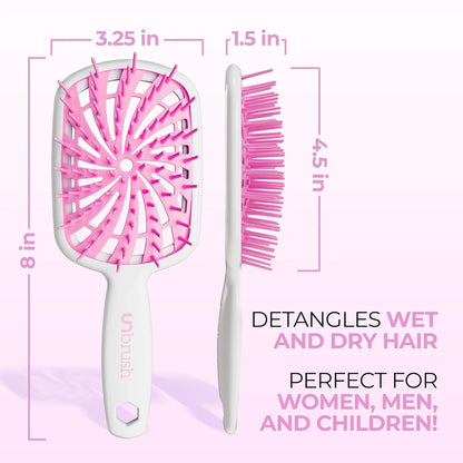 FHI Heat UNbrush Plus Ultra-Light Detangling Brush for Fine & Fragile Hair