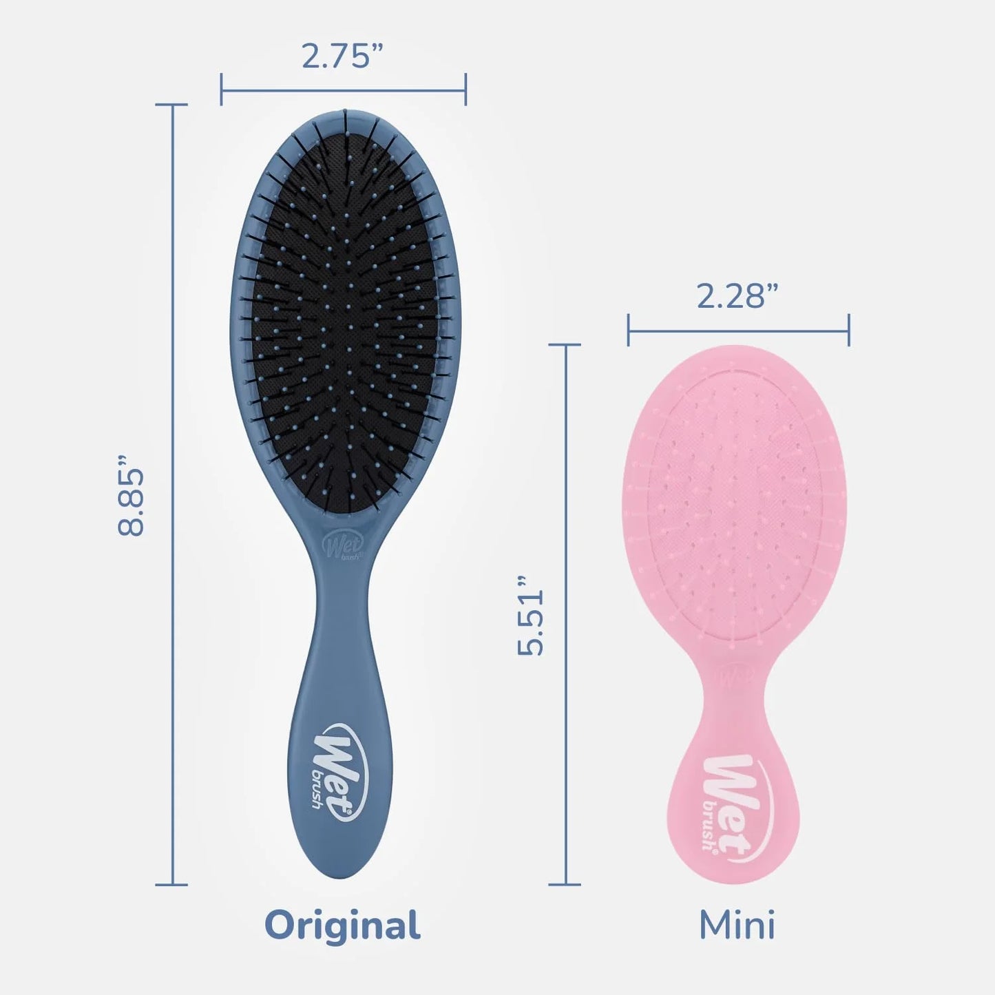 Wet Brush Original Detangler Hair Brush, Purple, For All Hair Textures