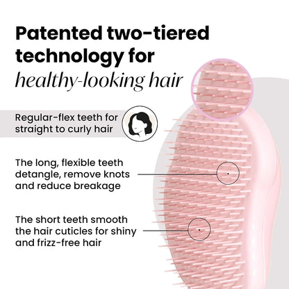 Tangle Teezer Original Detangler Mini Hair Brush for Kids, Unicorn Magic