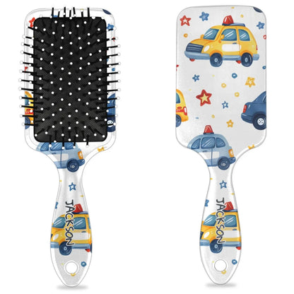 Personalized Cool-Rocket Detangler-Hair-Brush for Kids-Boys,Glides Through Tangles Comb,Custom Name Hair Brushes for All Hair Types Wet/Dry/Curly/Thick Hair,Dark Blue