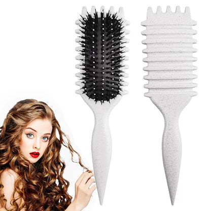 Candy Brush,Curly Hair Brush,Curl Defining Brush,Shaping and Defining Curls for Women Hair Brush for Combing and Shaping,Reduce Pulling and Curl Separation For Defined Curls(Purple)