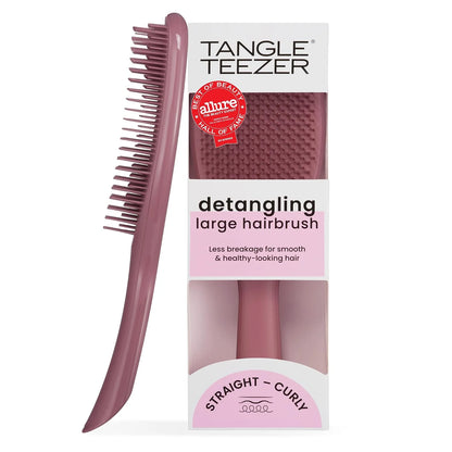 Tangle Teezer Large Ultimate Detangler Brush, Straight to Wavy, Pink/Purple