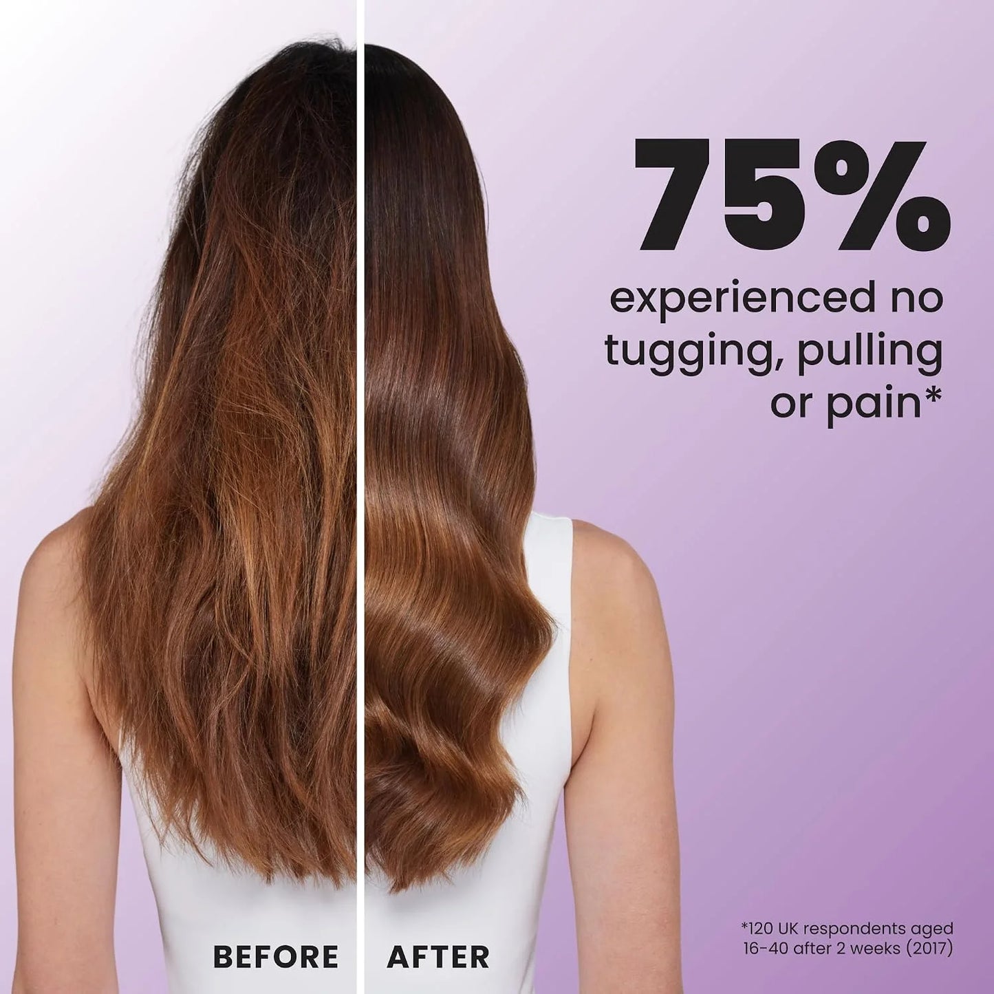 Tangle Teezer Ultimate Detangler Brush, Straight to Wavy, Cappuccino