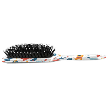 Personalized Cute Car Detangler-Hair-Brush for Kids Boys,Glides Through Tangles Comb,Custom Name Hair Brushes for All Hair Types Wet/Dry/Curly/Thick Hair,White 2