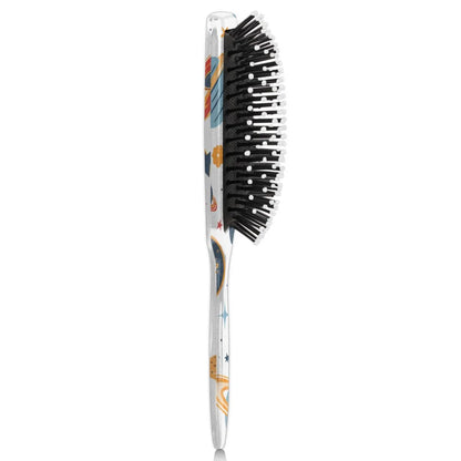 Personalized Cool-Rocket Detangler-Hair-Brush for Kids-Boys,Glides Through Tangles Comb,Custom Name Hair Brushes for All Hair Types Wet/Dry/Curly/Thick Hair,Dark Blue