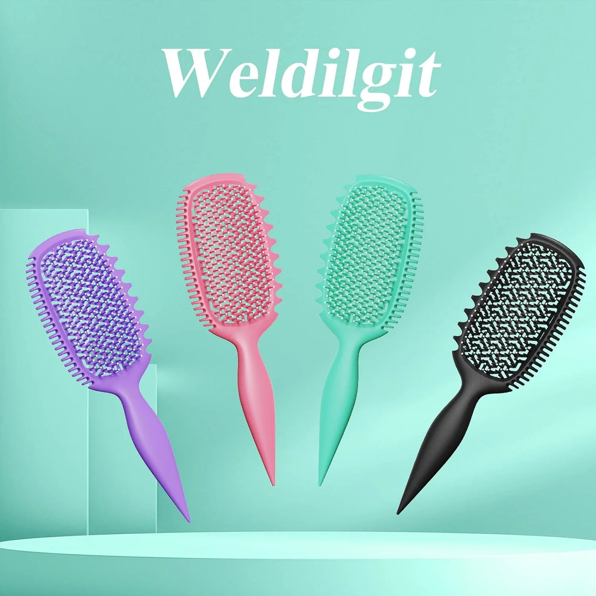 Curly Hair Brush, Curl Brush For Wet & Dry Hair,Curl Defining For Women&Men