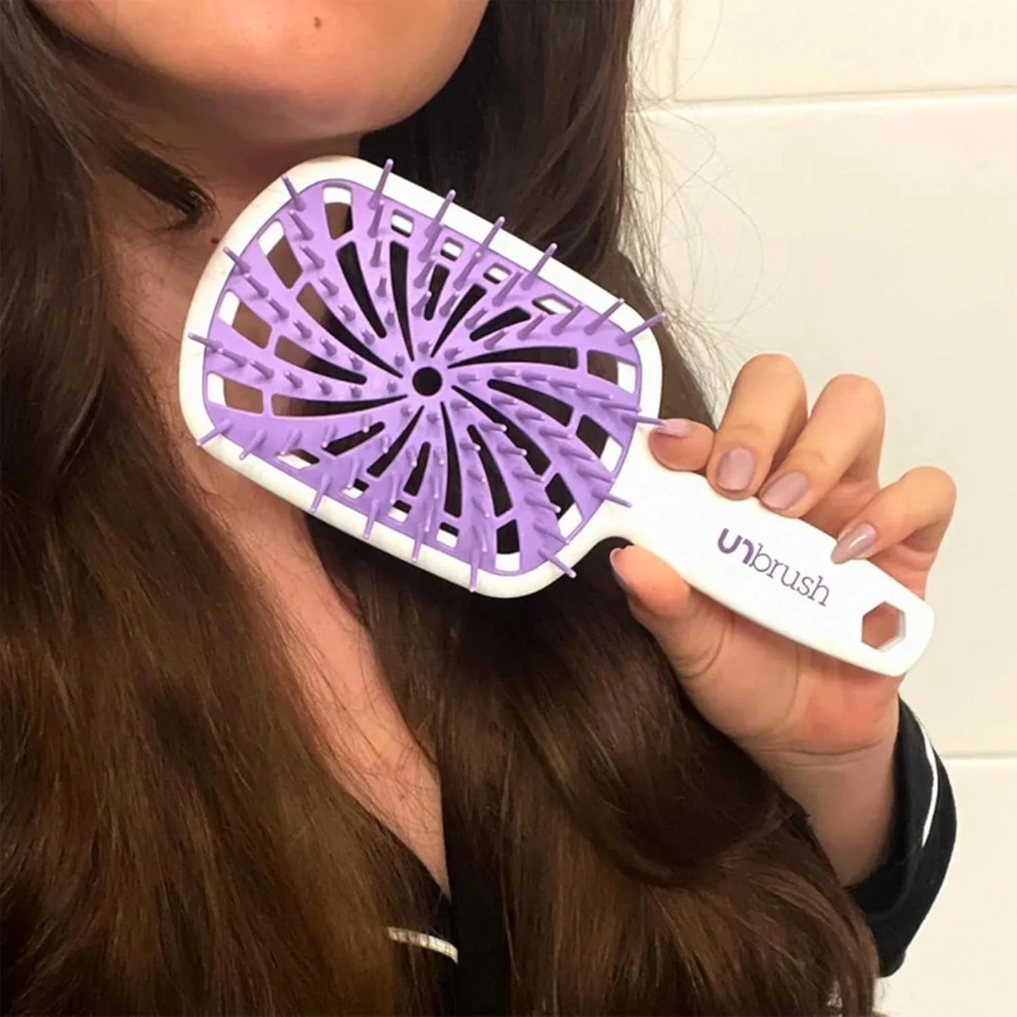 FHI Heat UNbrush Plus Ultra-Light Detangling Brush for Fine & Fragile Hair