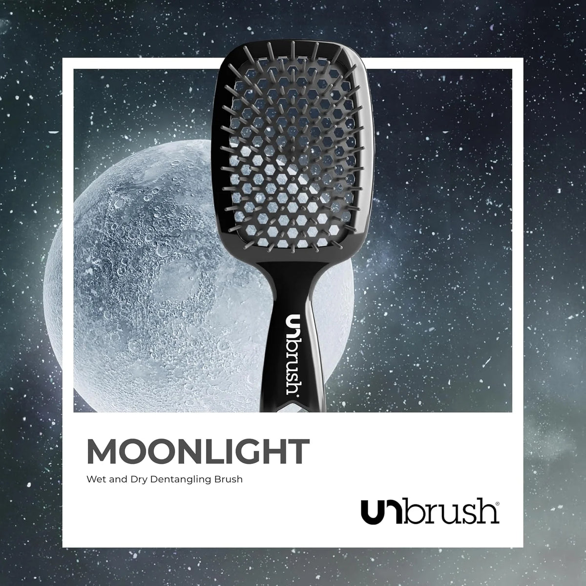 FHI Heat UNbrush Detangling Brush for Pain-Free Brushing on All Wet or Dry Hair Types — Durable DuoFlex Anti-Static Bristles, Lightweight Handle, Vented Hair Brush