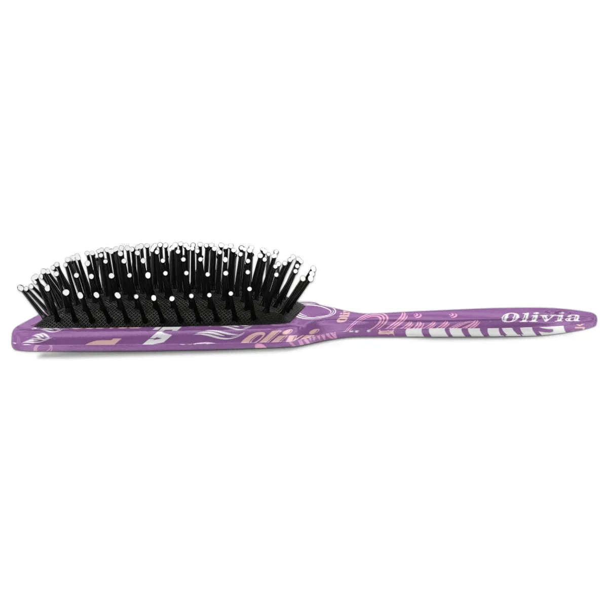 Personalized Name Hair Brush Detangler Brush Gifts for Women Man Custom Detangler-Hair-Brush Kids-Toddler-Girls for Travel All Hair Types