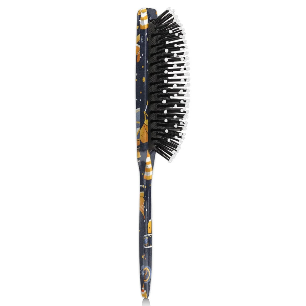 Personalized Cute Car Detangler-Hair-Brush for Kids Boys,Glides Through Tangles Comb,Custom Name Hair Brushes for All Hair Types Wet/Dry/Curly/Thick Hair,White 2