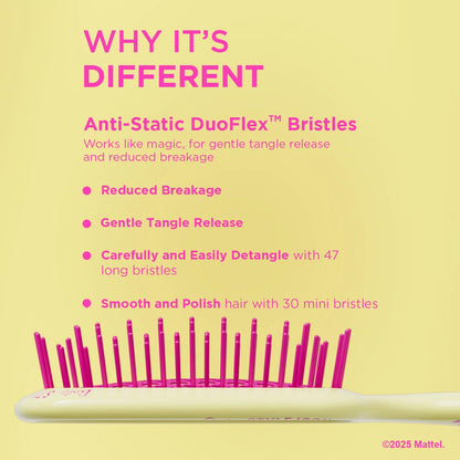 FHI Heat UNbrush Barbie Detangling Brush Duo - Style Icon - Yellow