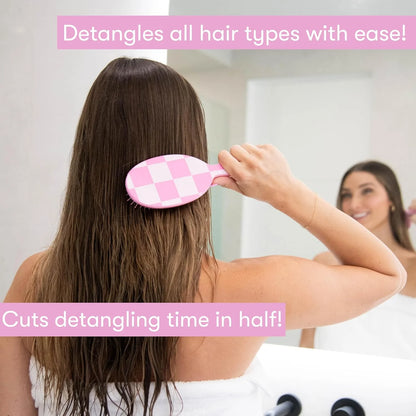 FRAMAR Wet Hair Brush Detangler, Detangling Hairbrush For Women – Giraffe