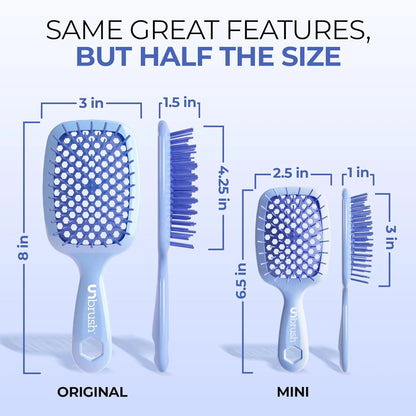 FHI Heat UNbrush Mini Detangling Brush for Wet & Dry Hair