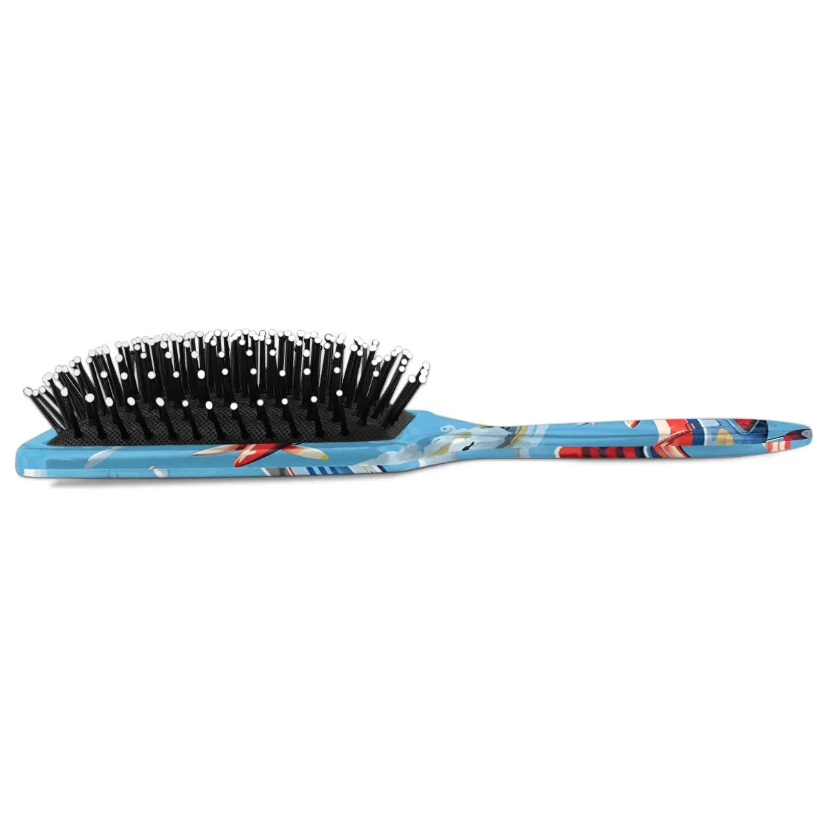 Personalized Cute Car Detangler-Hair-Brush for Kids Boys,Glides Through Tangles Comb,Custom Name Hair Brushes for All Hair Types Wet/Dry/Curly/Thick Hair,White 2