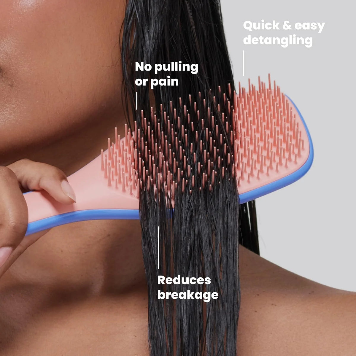 Tangle Teezer Ultimate Detangler Brush, Straight to Wavy, Cappuccino