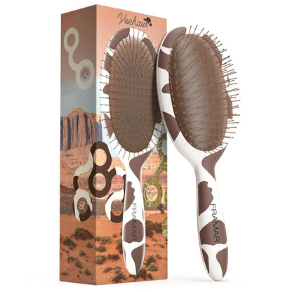 FRAMAR Wet Hair Brush Detangler, Detangling Hairbrush For Women – Giraffe